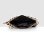 Dual zip Classic Texture Sling For Womens