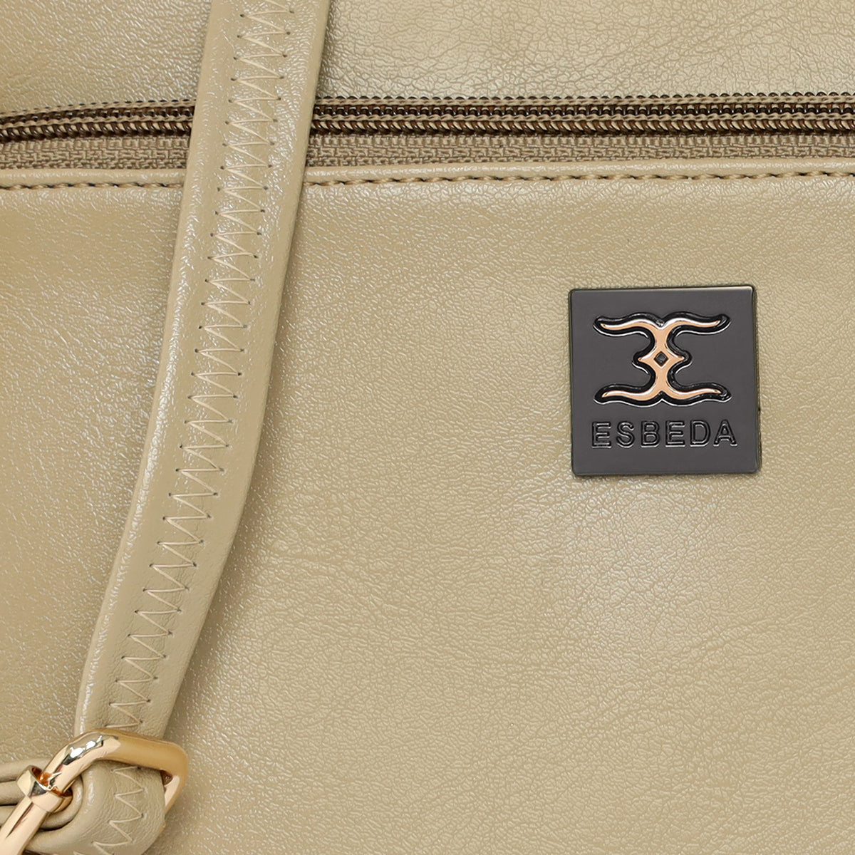 Dual zip Classic Texture Sling For Womens