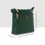 Dual zip Classic Texture Sling For Womens