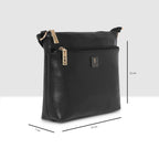 Dual zip Classic Texture Sling For Womens