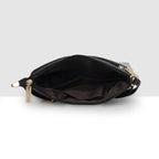 Dual zip Classic Texture Sling For Womens
