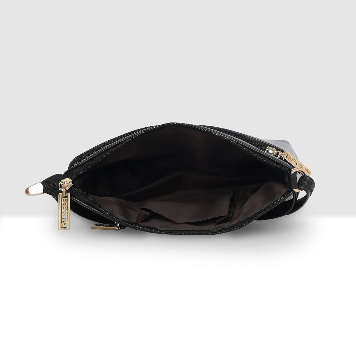 Dual zip Classic Texture Sling For Womens