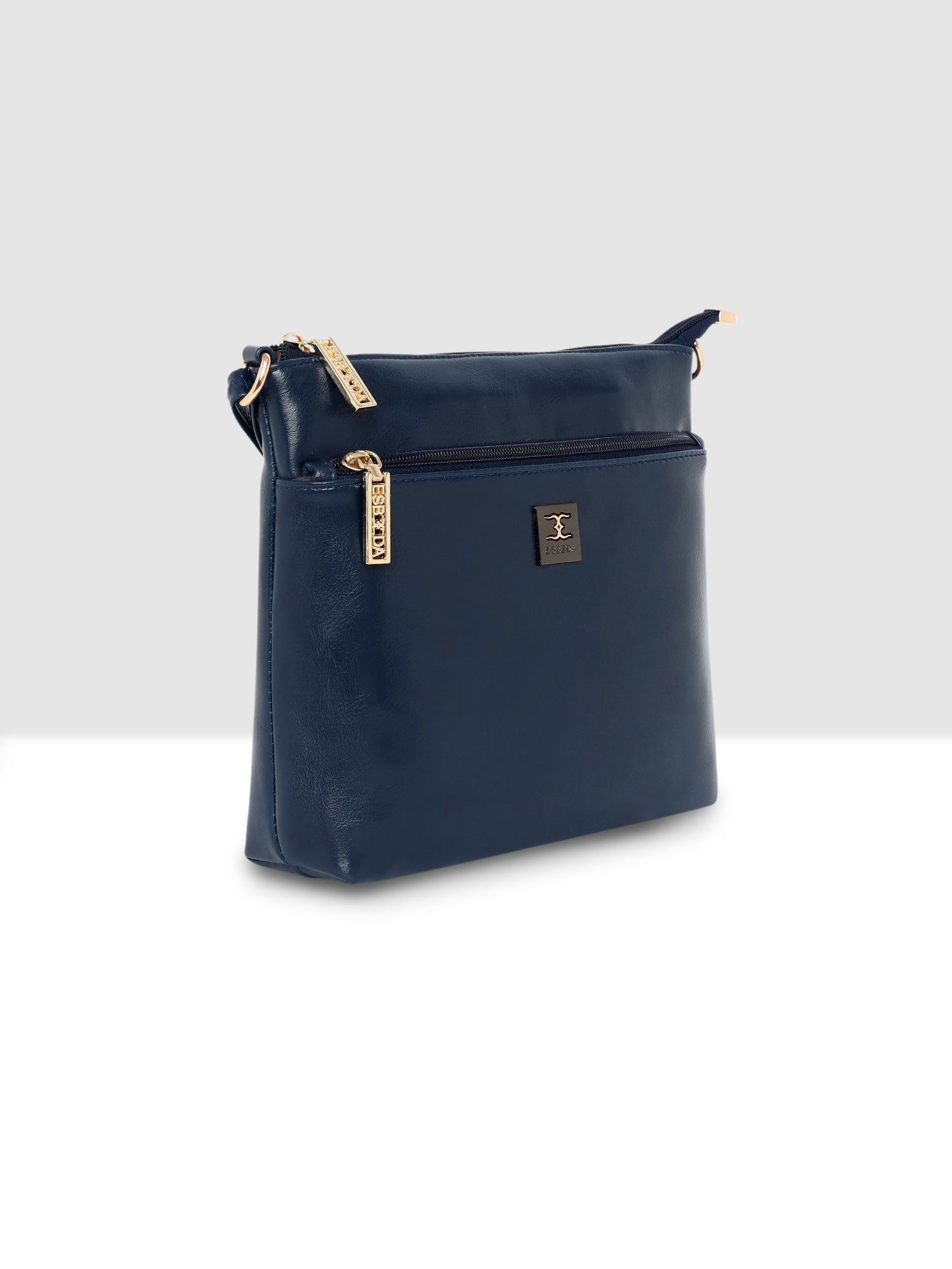 Dual zip Classic Texture Sling For Womens