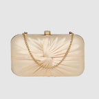 Luxe Radiant Pleat Clutch For Womens
