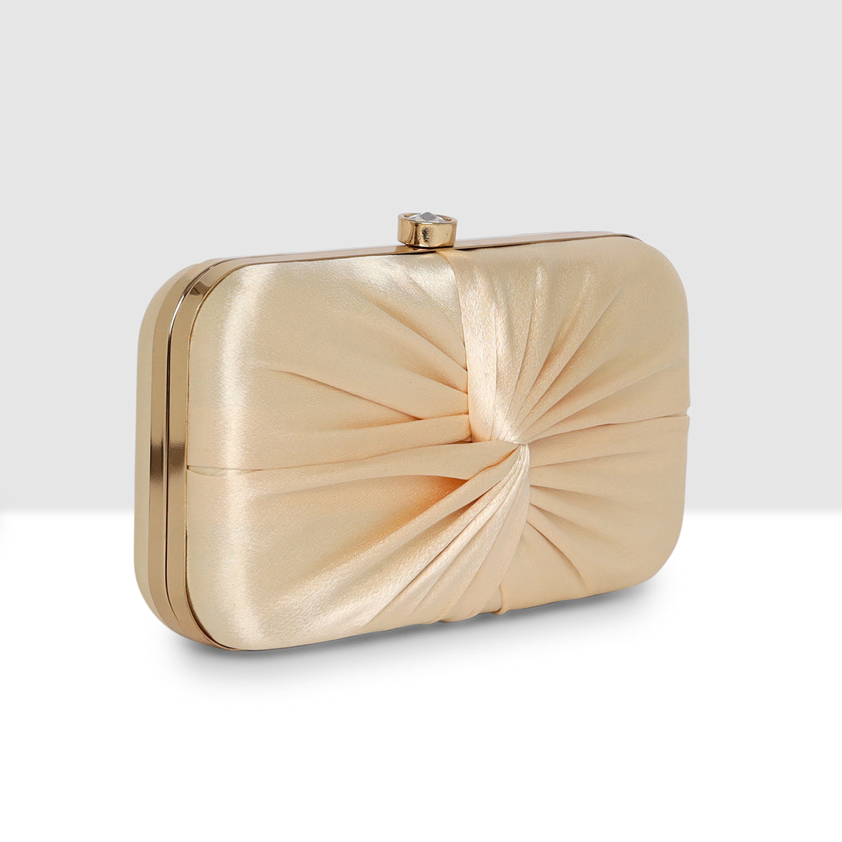 Luxe Radiant Pleat Clutch For Womens