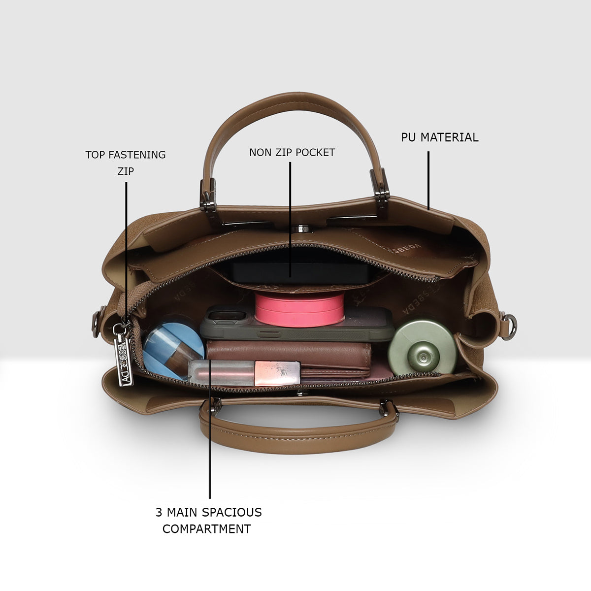 Boardroom Chic Handbag For Womens