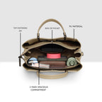 Boardroom Chic Handbag For Womens