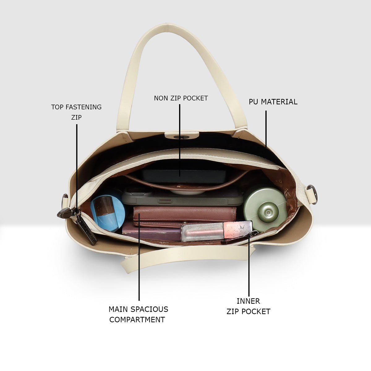 Aurelia Structured Work Handbag For Womens