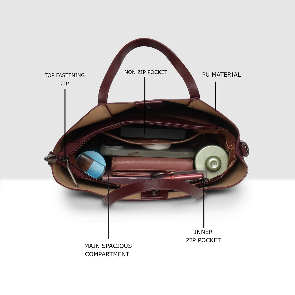 Aurelia Structured Work Handbag For Womens