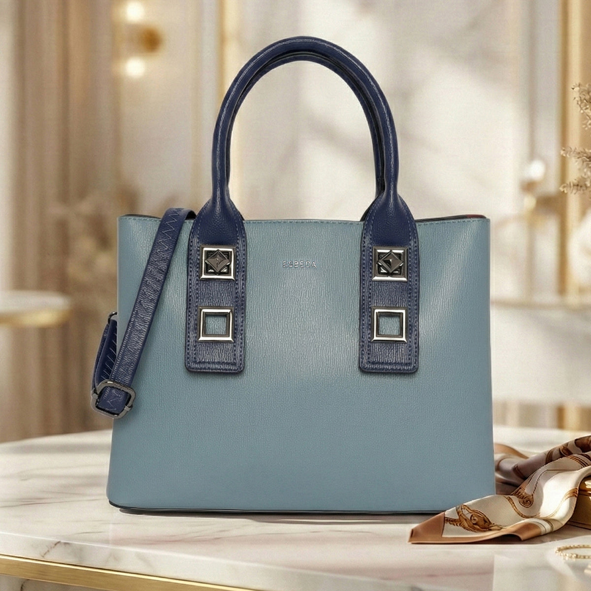 Urban Luxe Structured Handbag For Womens