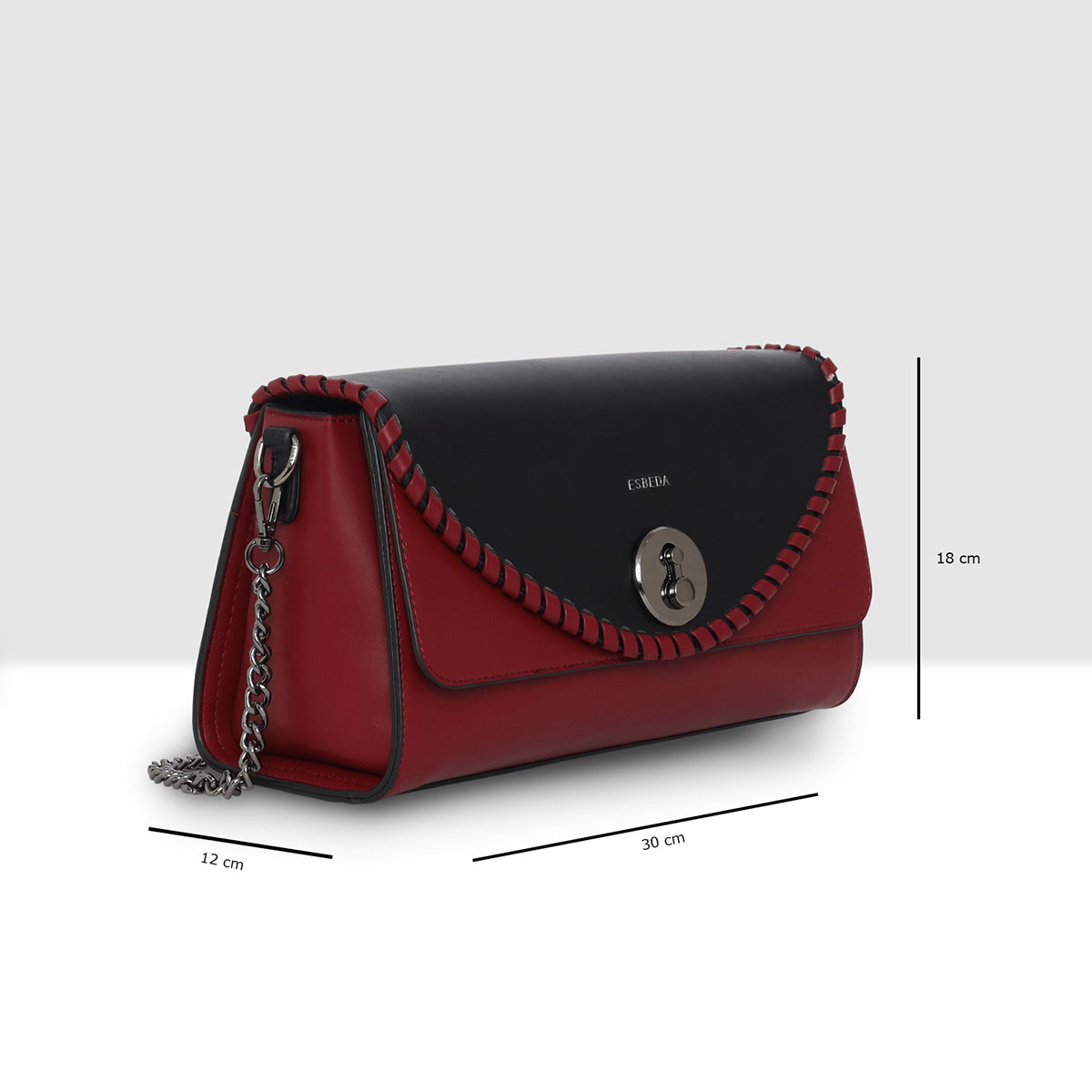 Luna Stitch Flap Slingbag For Womens Secondary image
