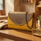 Luna Stitch Flap Slingbag For Womens