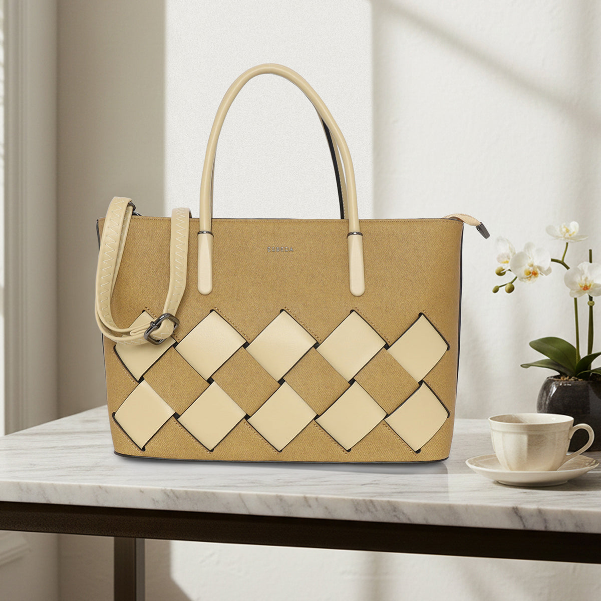Weavelux Structured Handbag For Womens