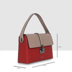 Clara Lock Flap Handbag For Womens