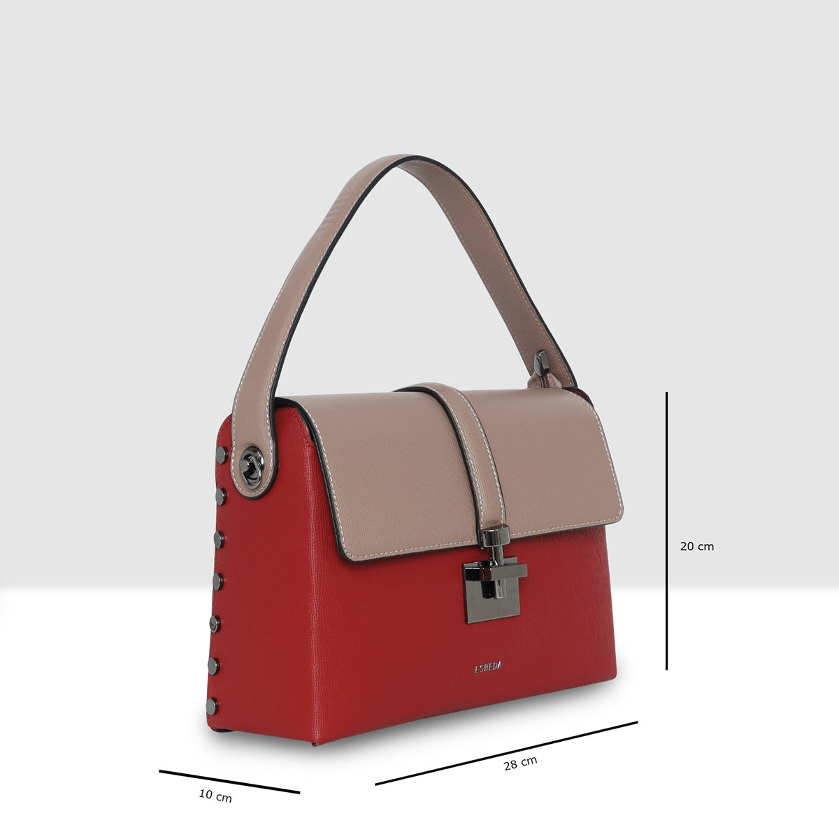 Clara Lock Flap Handbag For Womens