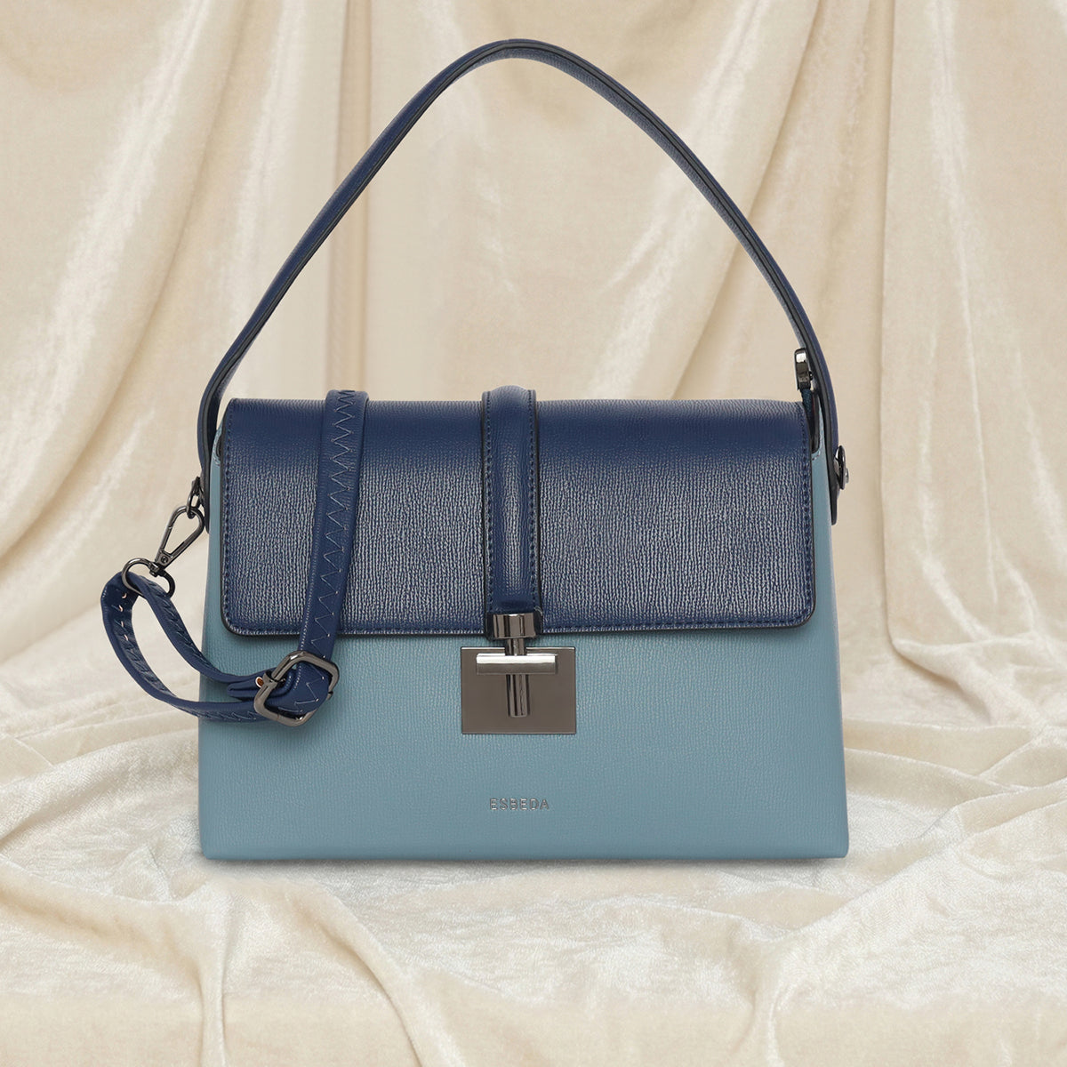 Clara Lock Flap Handbag For Womens