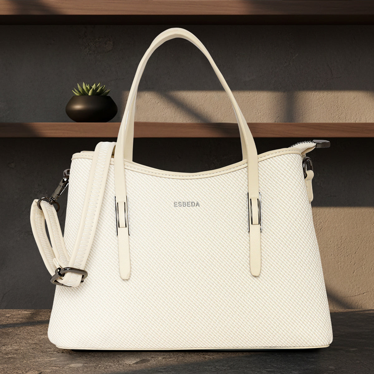 Elite structured Handbag  For Womens