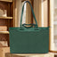 Duo Carry Structured Tote Handbag For Womens