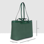 Duo Carry Structured Tote Handbag For Womens