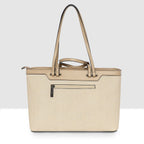 Duo Carry Structured Tote Handbag For Womens