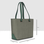 Structured Flex Tote Handbag For Womens