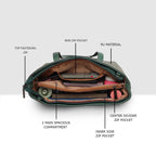 Structured Flex Tote Handbag For Womens