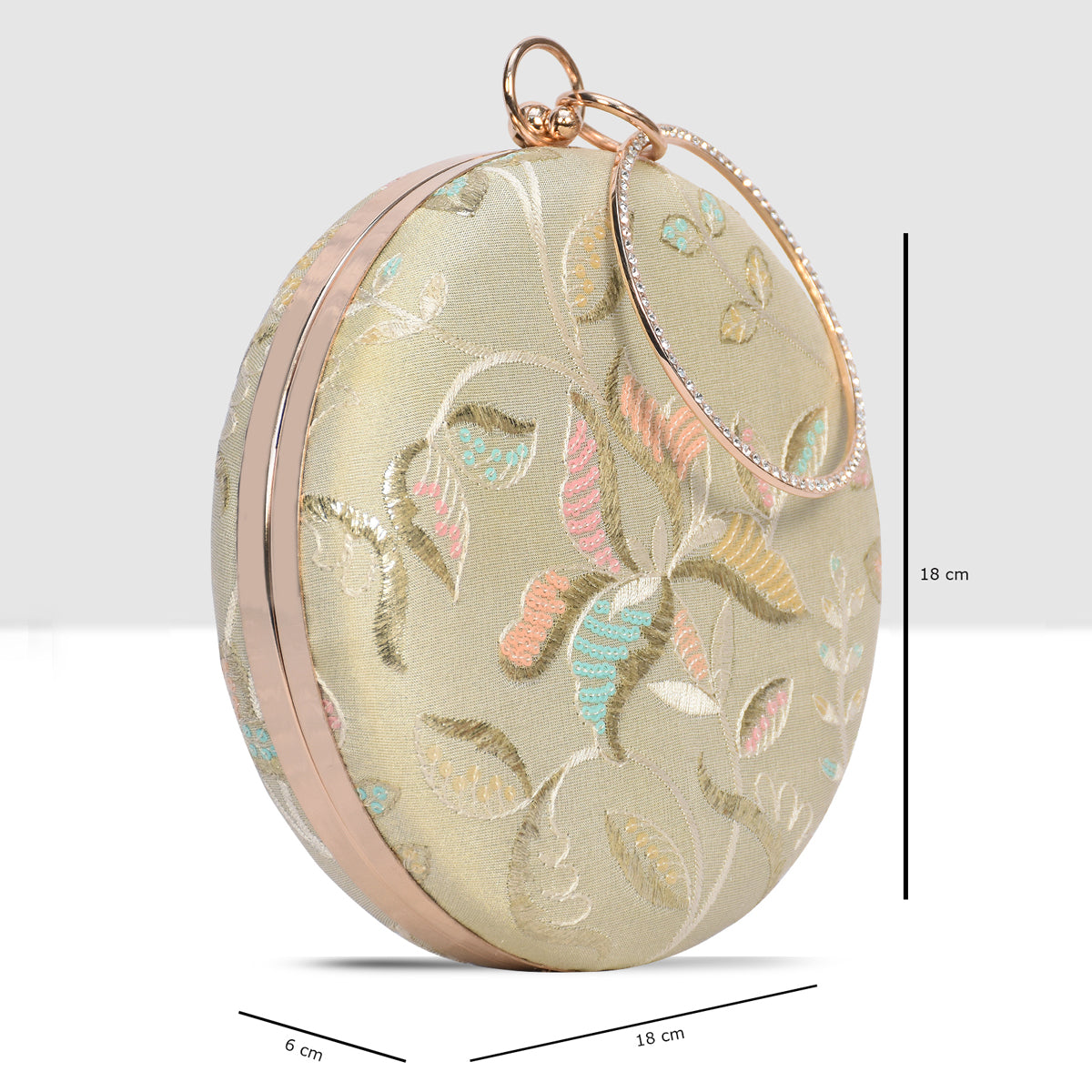 Florenza Circle Clutch For Womens Secondary image