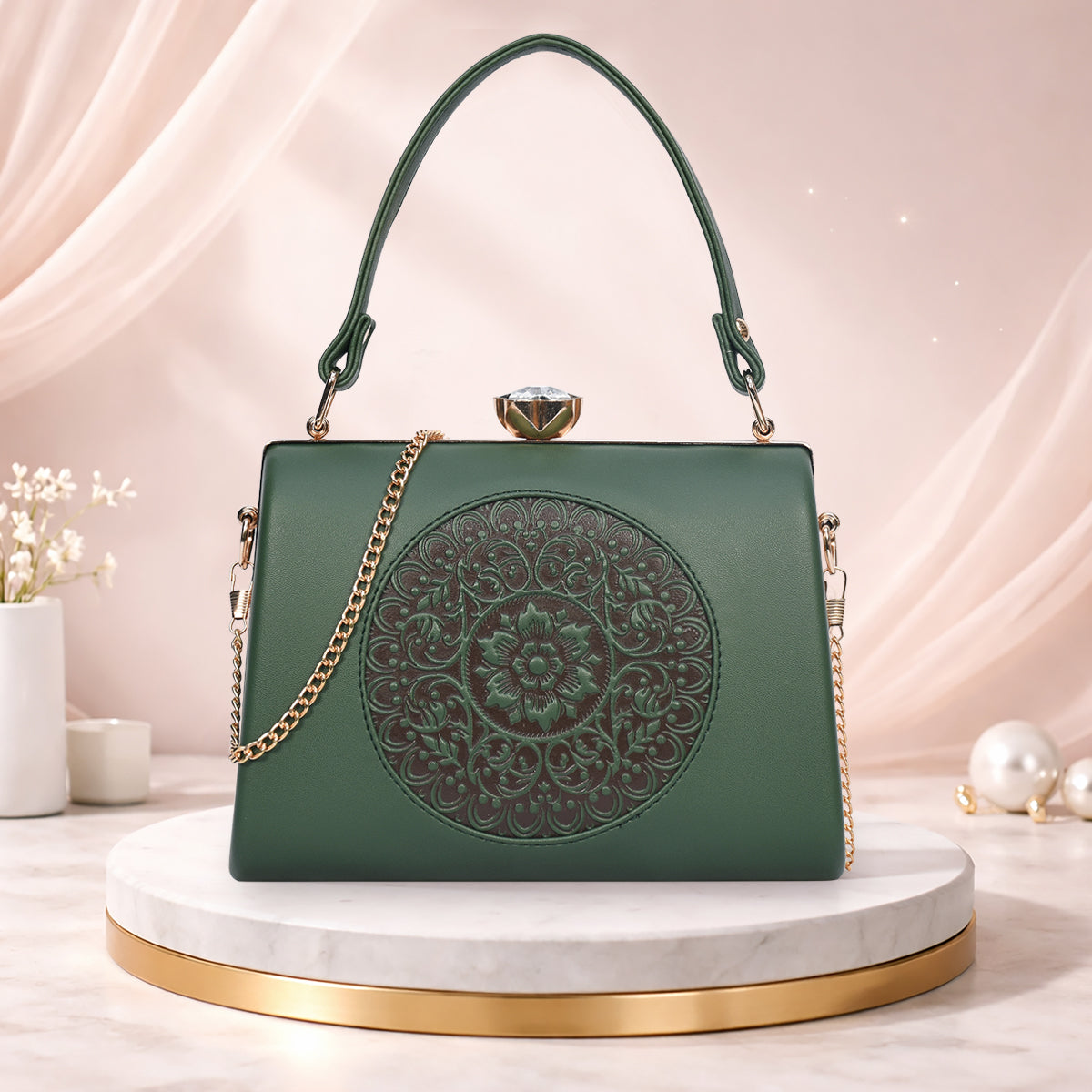 Artisan circle Clutch For Womens