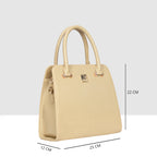 Structured Satchel Handbag For Womens