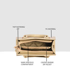 Structured Satchel Handbag For Womens