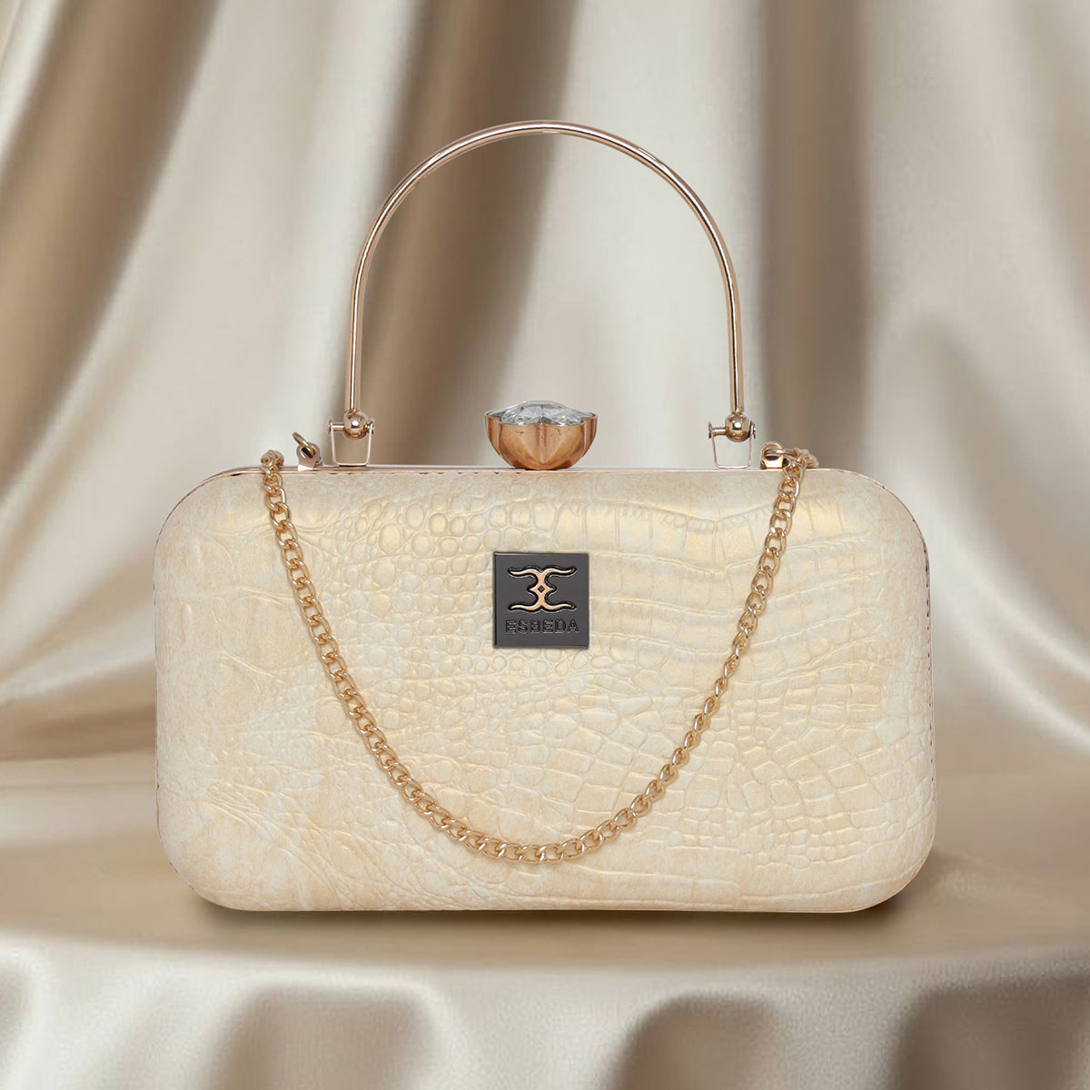 Croco-Texture Edition Party Clutch For Womens Main image