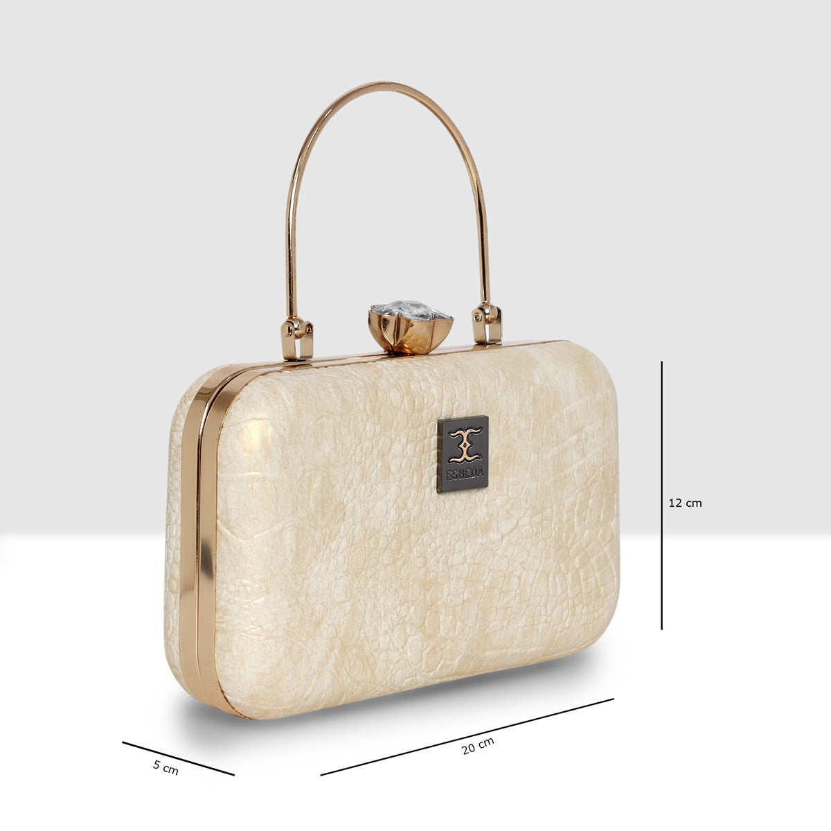 Croco-Texture Edition Party Clutch For Womens Secondary image
