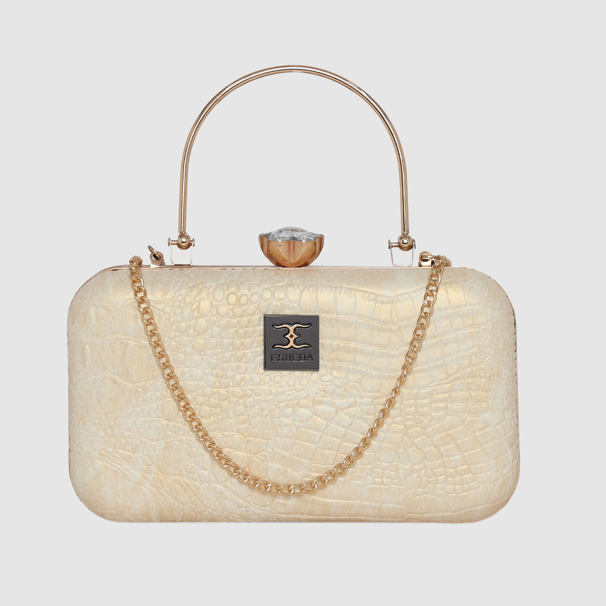 Croco-Texture Edition Party Clutch For Womens Main image