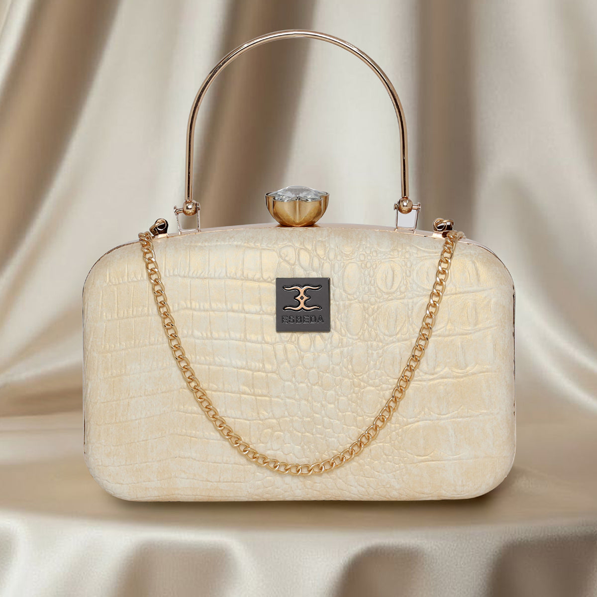 Croco-Texture Edition Clutch For Womens Main image