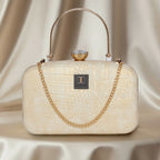 Croco-Texture Edition Clutch For Womens
