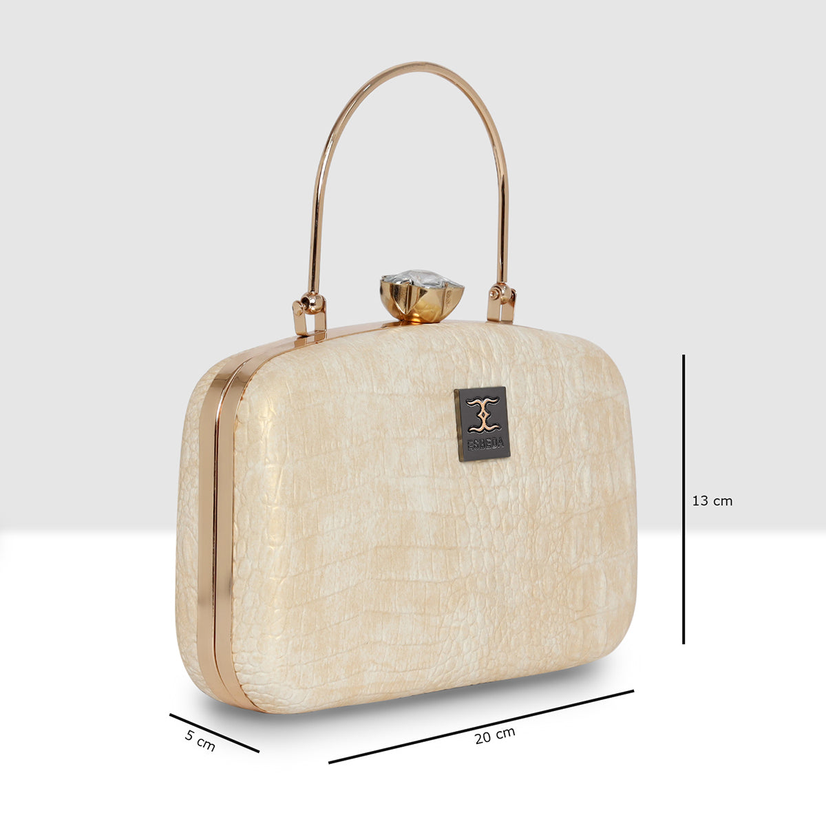 Croco-Texture Edition Clutch For Womens Secondary image