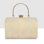 Croc-Texture Edition Evening Clutch For Womens
