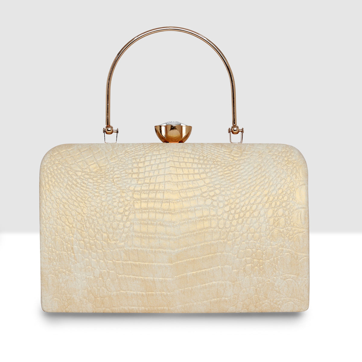 Croc-Texture Edition Evening Clutch For Womens