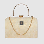Croc-Texture Edition Evening Clutch For Womens