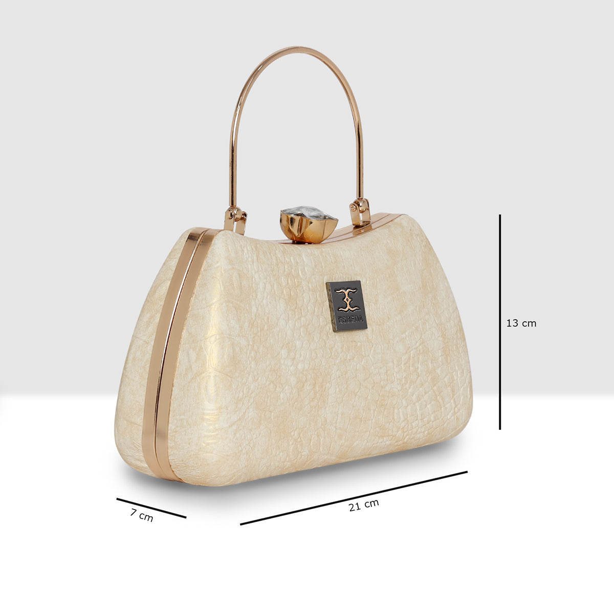 Croc-Texture Edition Fancy Clutch For Womens Secondary image