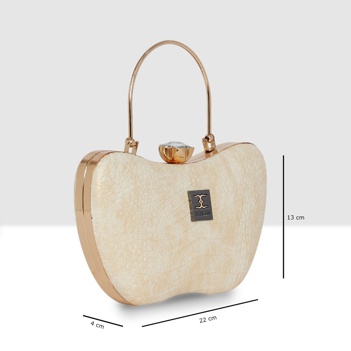 Croc-Texture Edition Classic Clutch For Womens Secondary image