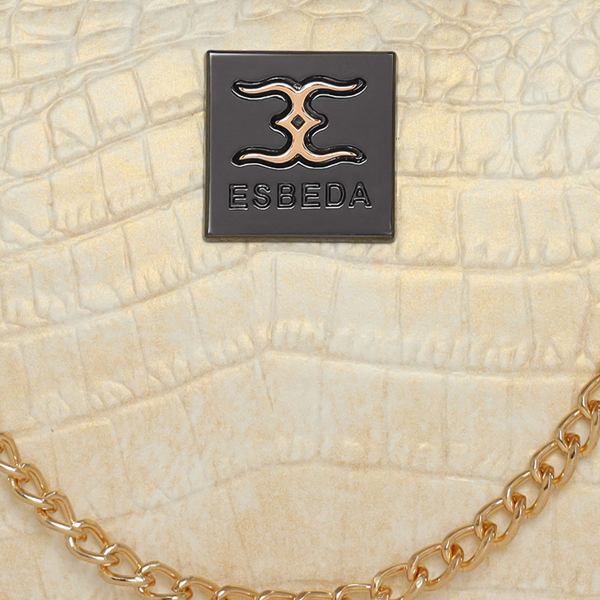 Croc-Texture Edition Classic Clutch For Womens