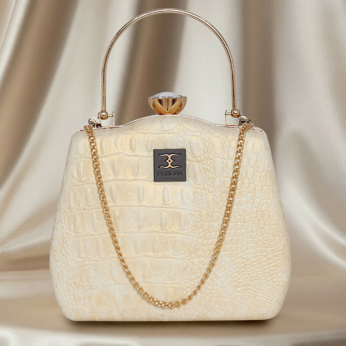 Croc-Texture Edition Clutch For Womens Main image