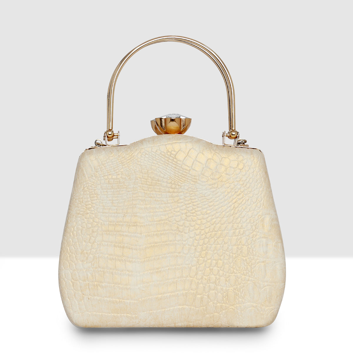 Croc-Texture Edition Clutch For Womens