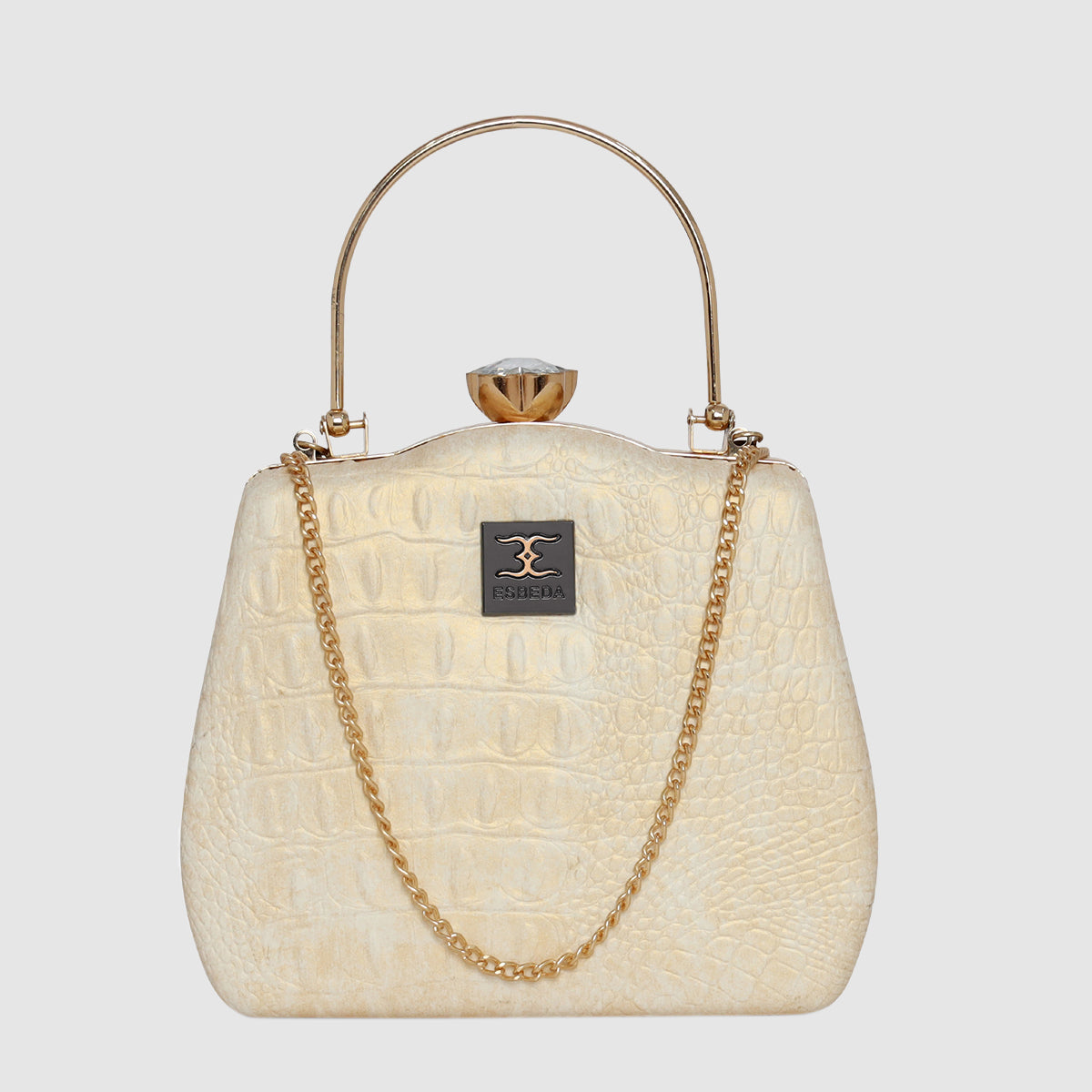 Croc-Texture Edition Clutch For Womens Main image