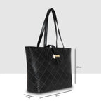 Elara Quilted Luxe Tote  For Womens