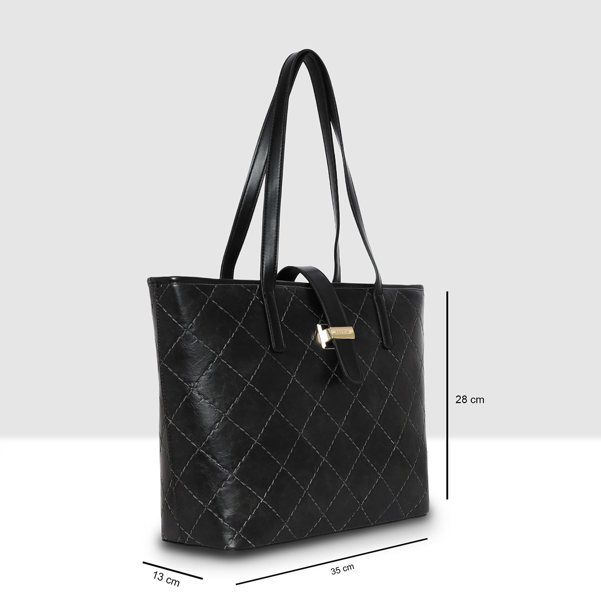 Elara Quilted Luxe Tote  For Womens