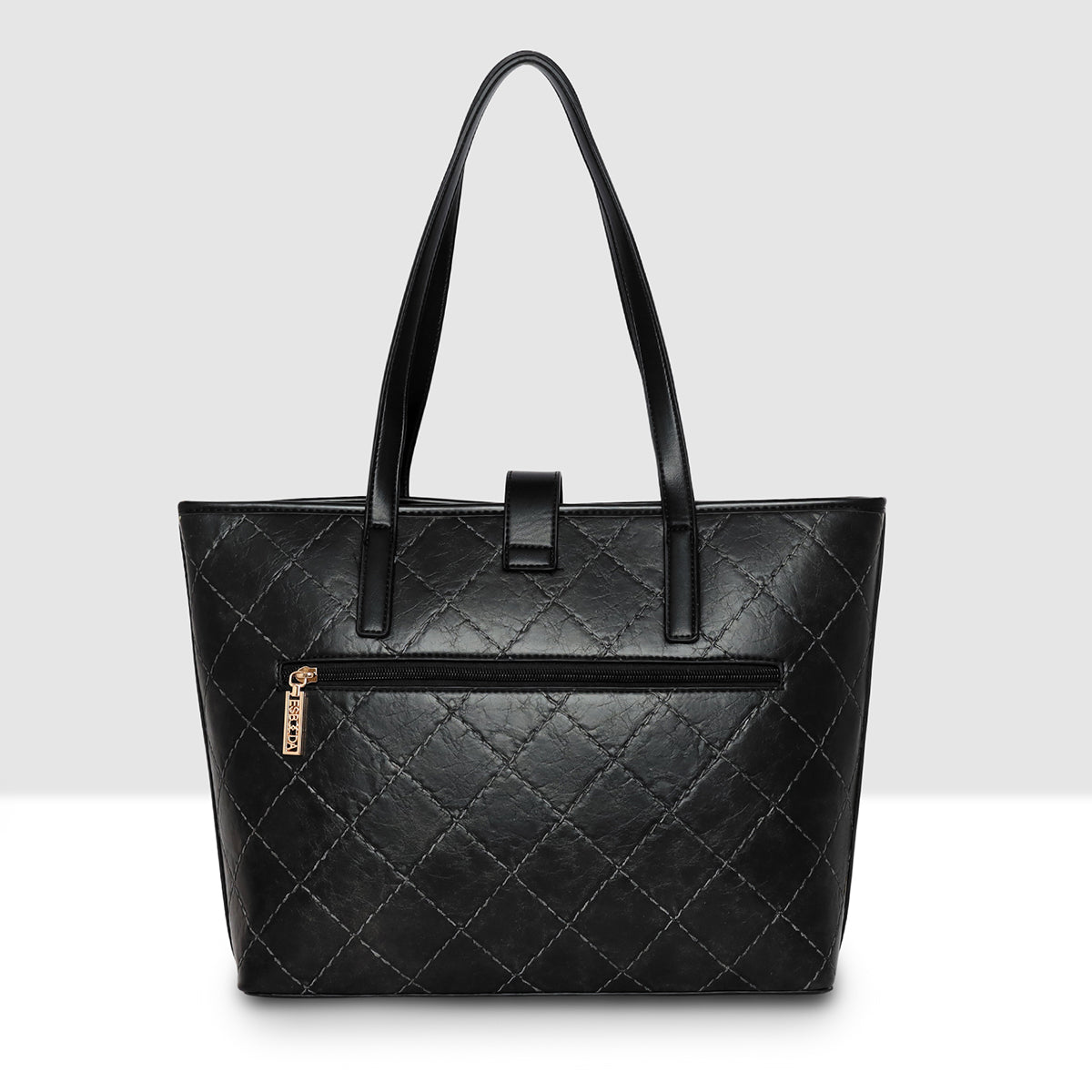 Elara Quilted Luxe Tote  For Womens