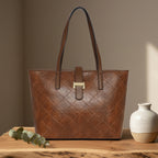 Elara Quilted Luxe Tote  For Womens