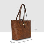 Elara Quilted Luxe Tote  For Womens